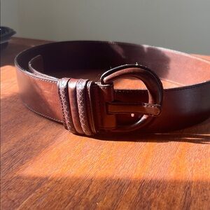 Banana Republic Dark Brown Genuine Leather Belt Made in Italy